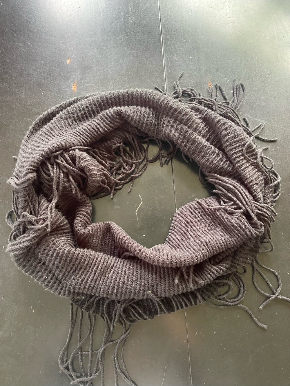 Target Black Fringe Infinity Scarf